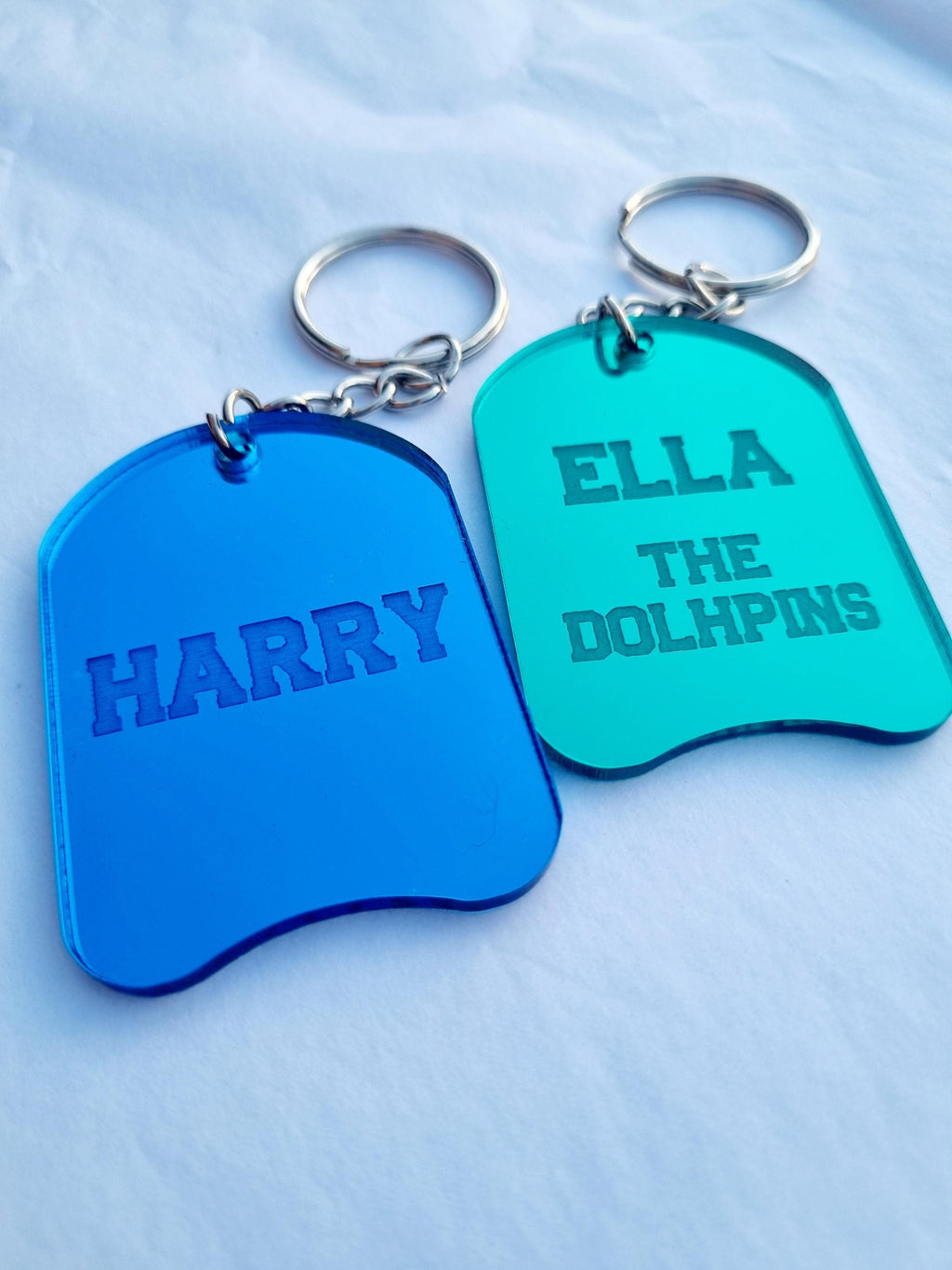 Personalised Swimming Kickboard Keyring, Keychain, Swimming Gift, Swim Team Gift