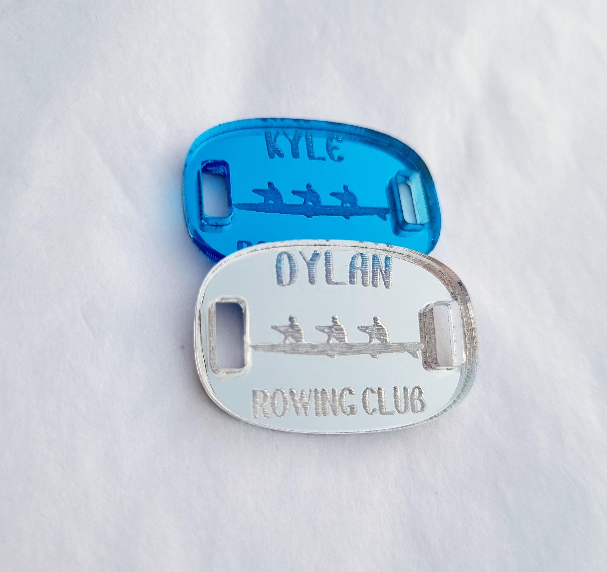 Personalised Rowing Shoe Charm, Custom Rower Gift, Rowing Team & Rowing Coach Gift, Crew Rowing Accessories