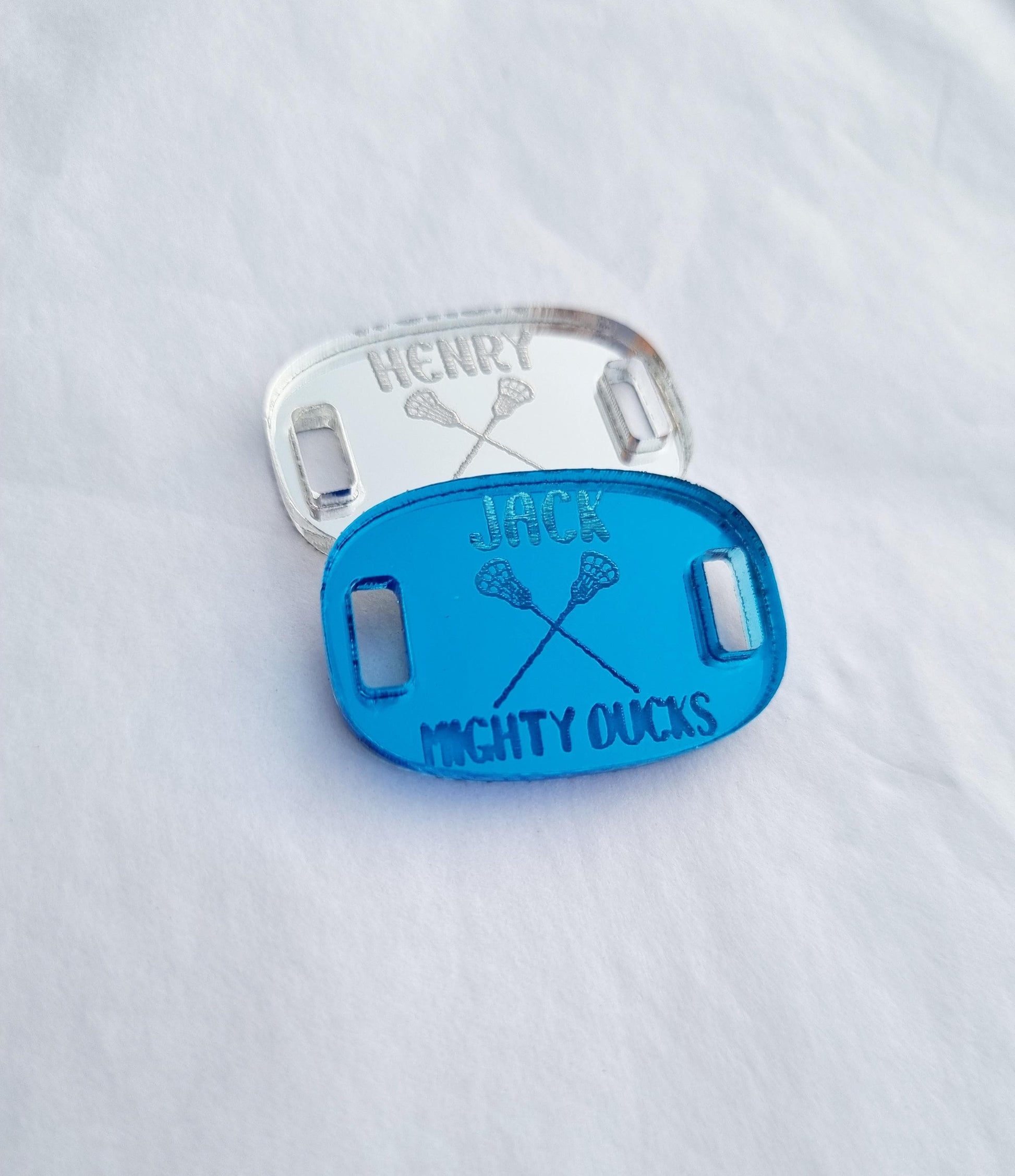 Personalised Lacrosse Shoe Charm, Custom Lacrosse Gift, Lacrosse Team & Lacrosse Coach Gift, Lacrosse Player Accessories
