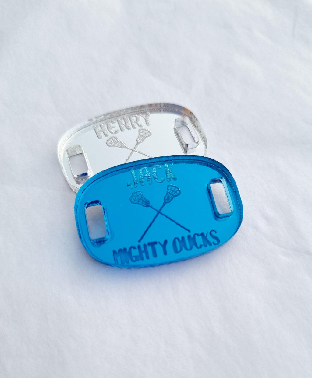 Personalised Lacrosse Shoe Charm, Custom Lacrosse Gift, Lacrosse Team & Lacrosse Coach Gift, Lacrosse Player Accessories