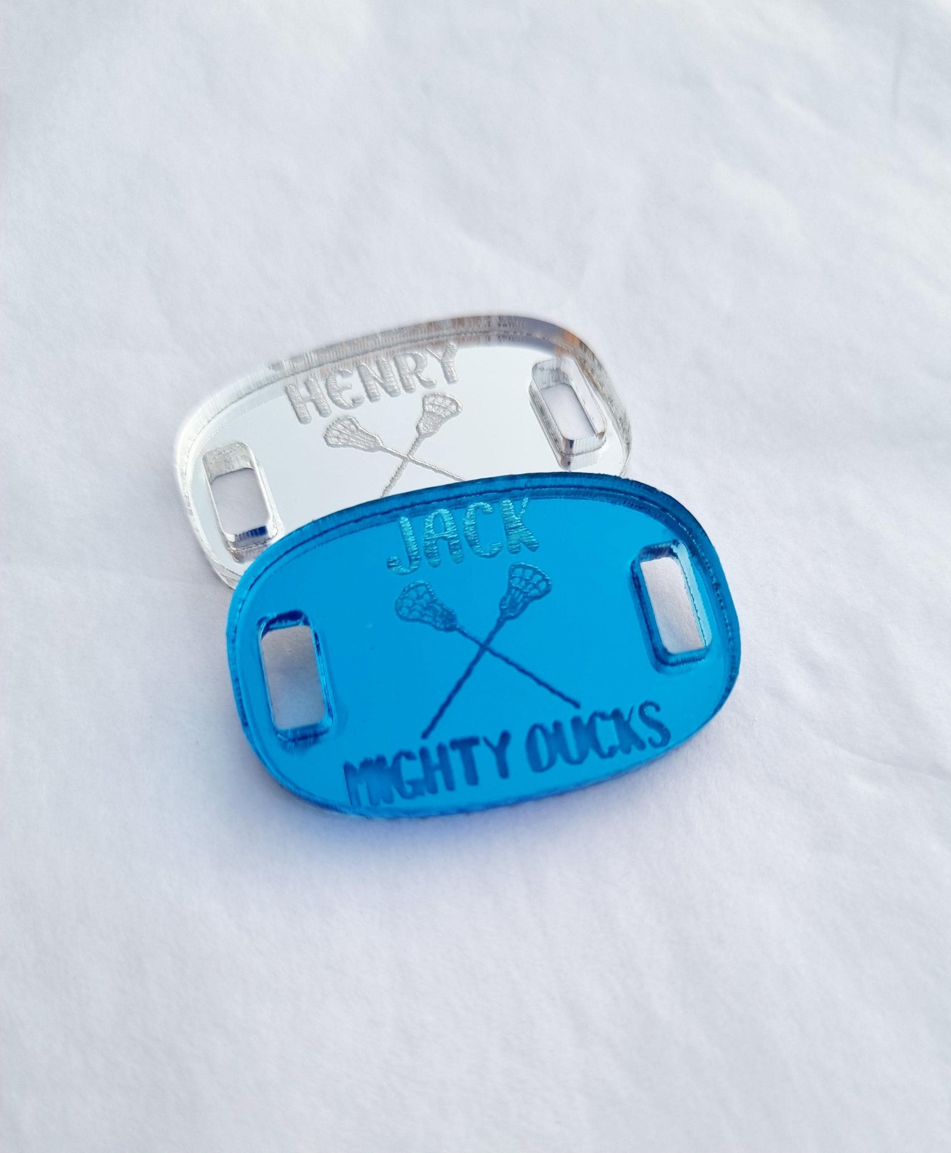 Personalised Lacrosse Shoe Charm, Custom Lacrosse Gift, Lacrosse Team & Lacrosse Coach Gift, Lacrosse Player Accessories
