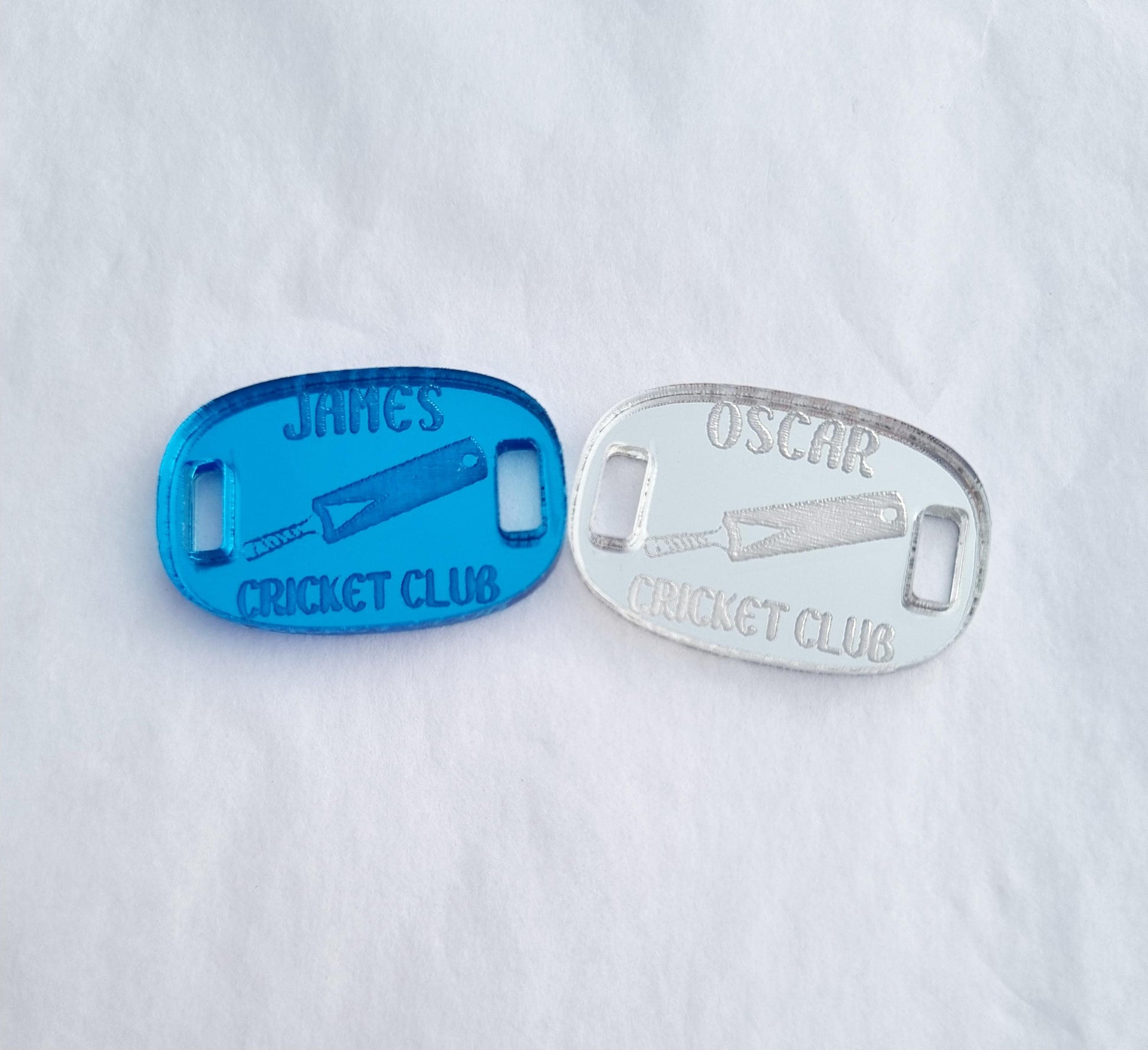 Personalised Cricket Shoe Charm, Cricket Gift, Custom Cricket Team Gift