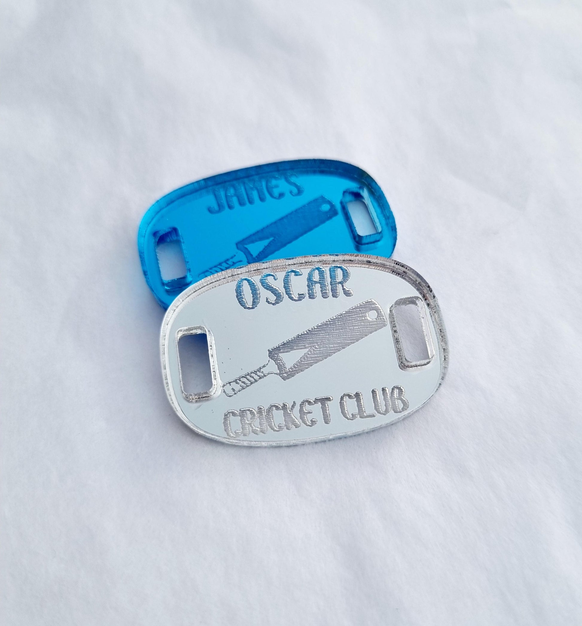 Personalised Cricket Shoe Charm, Cricket Gift, Custom Cricket Team Gift