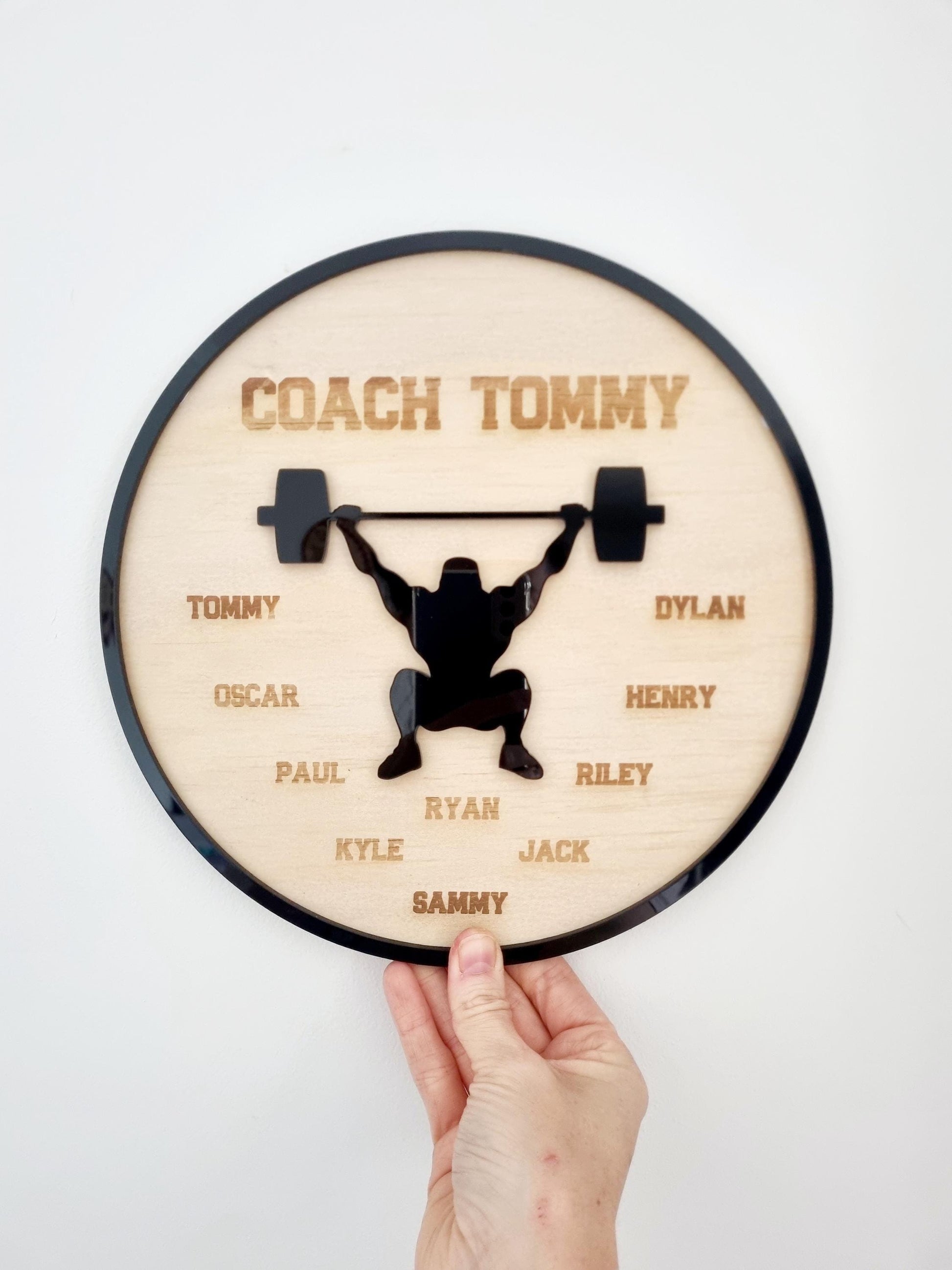 Weight Lifting Coach Gift, Weight Lifter Gift, Weight Lifting Team Gift