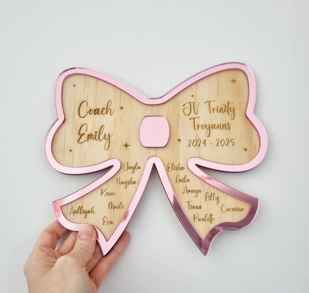 Personalised Cheer Coach Plaque, Ballet Teacher Gift, Custom Dance Recital Gift, Choreographer Appreciation Keepsake