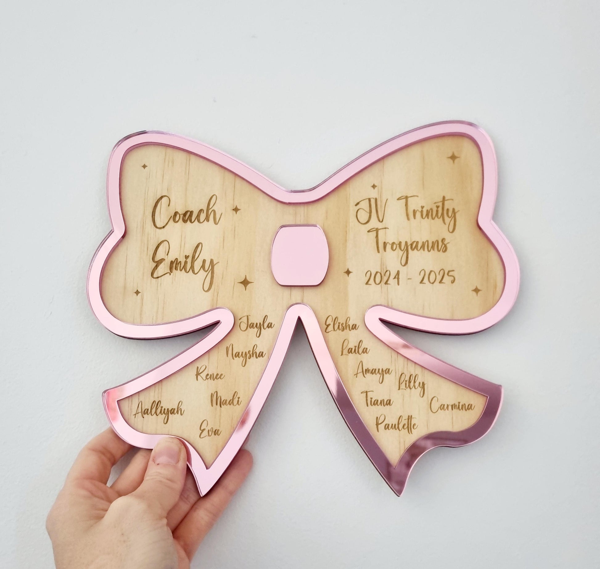 Personalised Cheer Coach Plaque, Ballet Teacher Gift, Custom Dance Recital Gift, Choreographer Appreciation Keepsake