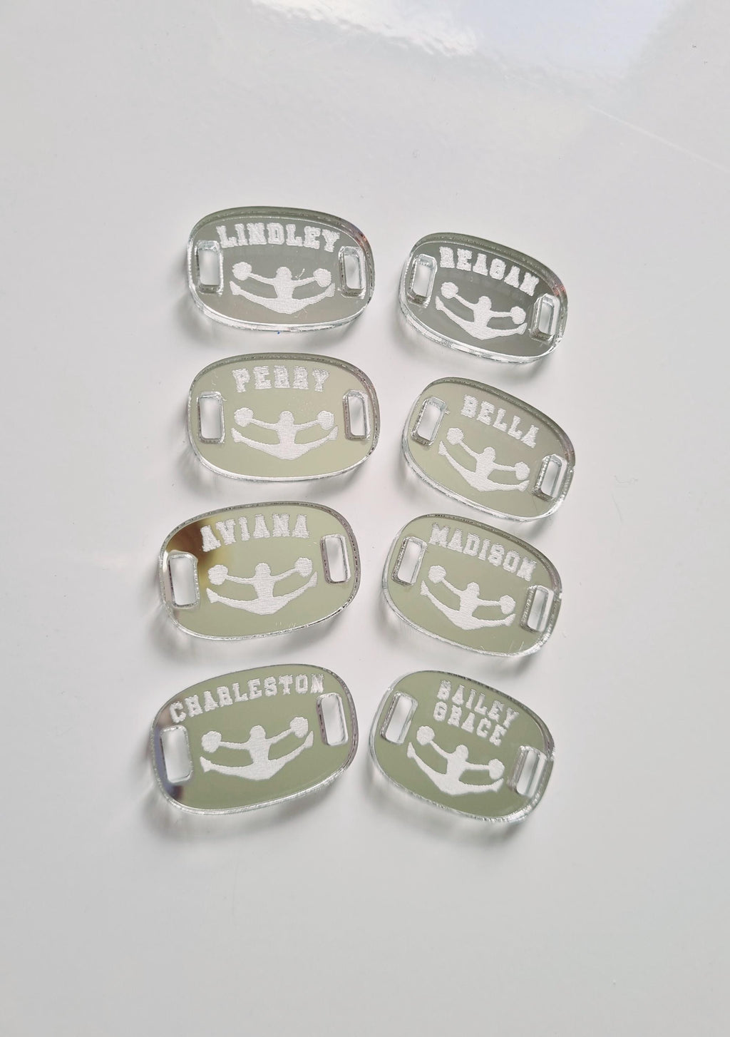 Cheer Coach and Team Gift Set - Custom Cheer Plaque, Stand, Custom Cheer Shoe Tags, Dance Teacher