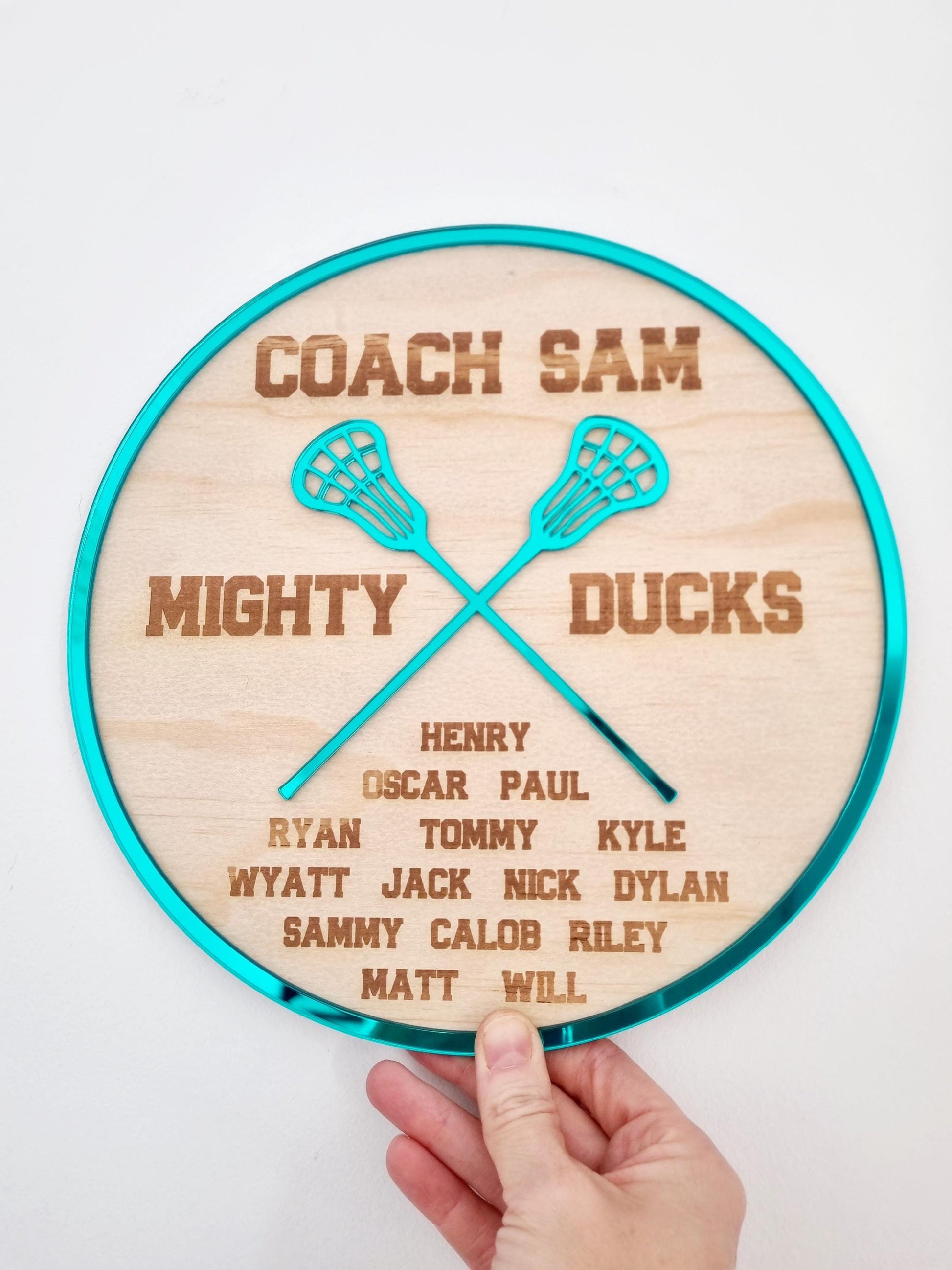 Lacrosse Coach Gift, Engraved Team Gift, Lacrosse Appreciation Present