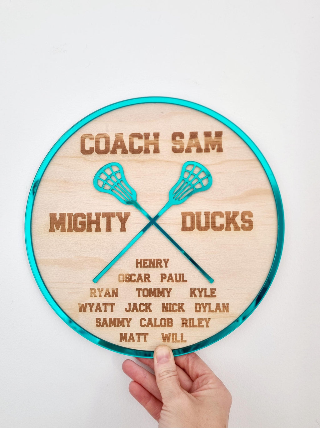 Lacrosse Coach Gift, Engraved Team Gift, Lacrosse Appreciation Present