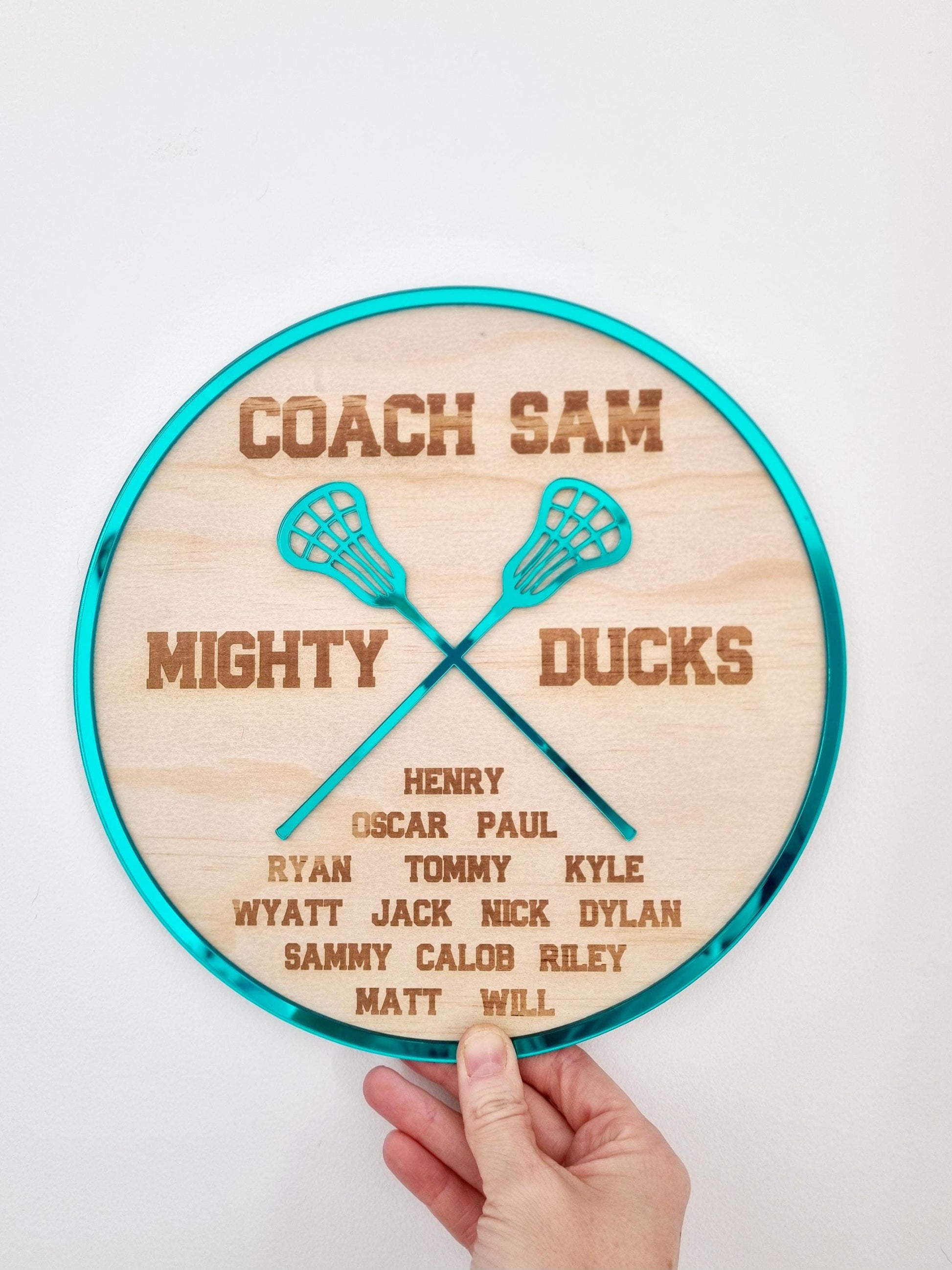 Lacrosse Coach Gift, Engraved Team Gift, Lacrosse Appreciation Present