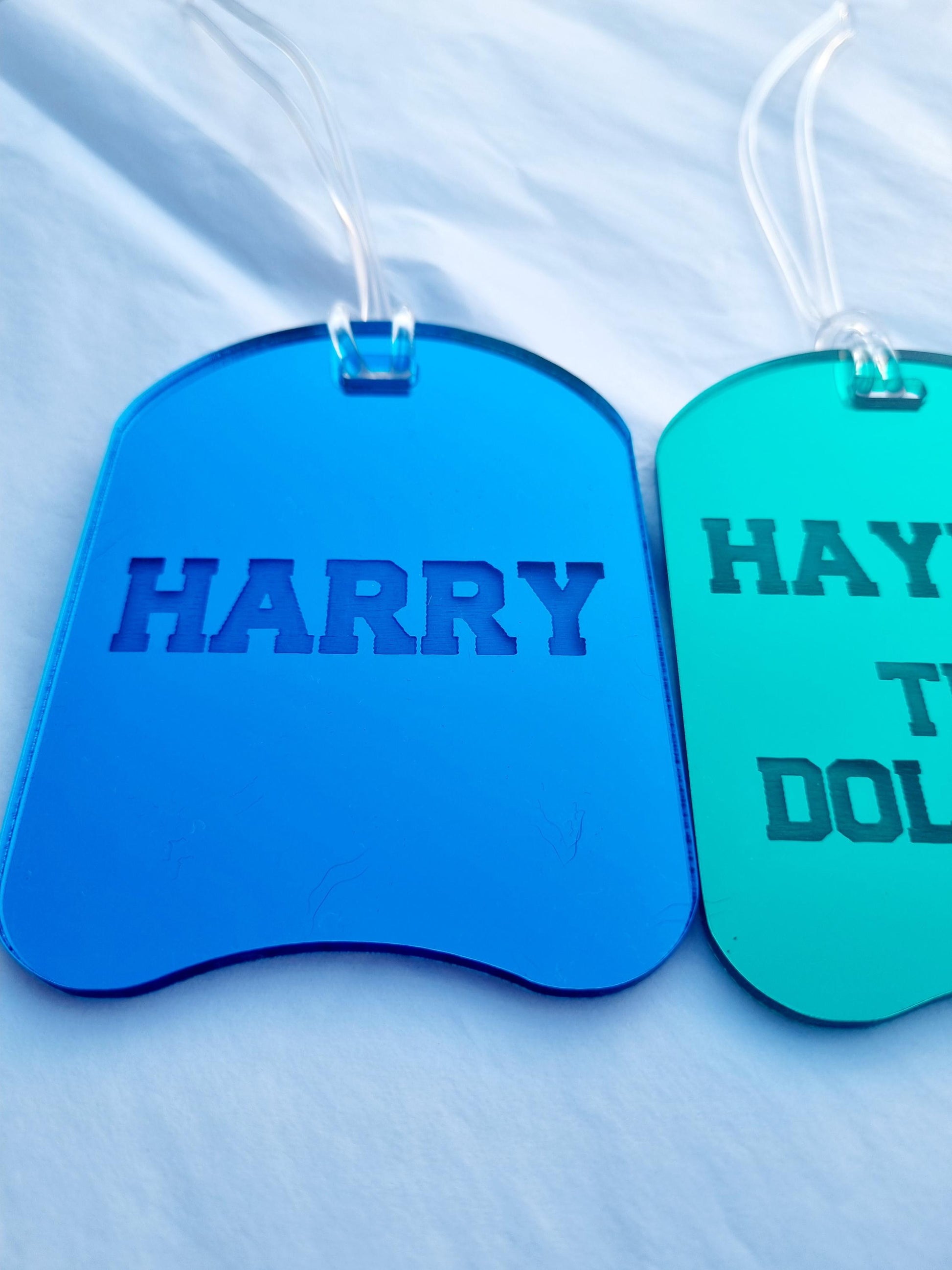 Personalised Swimming Kickboard Bag Tag, Swim Team, Custom Swim Backpack Tag