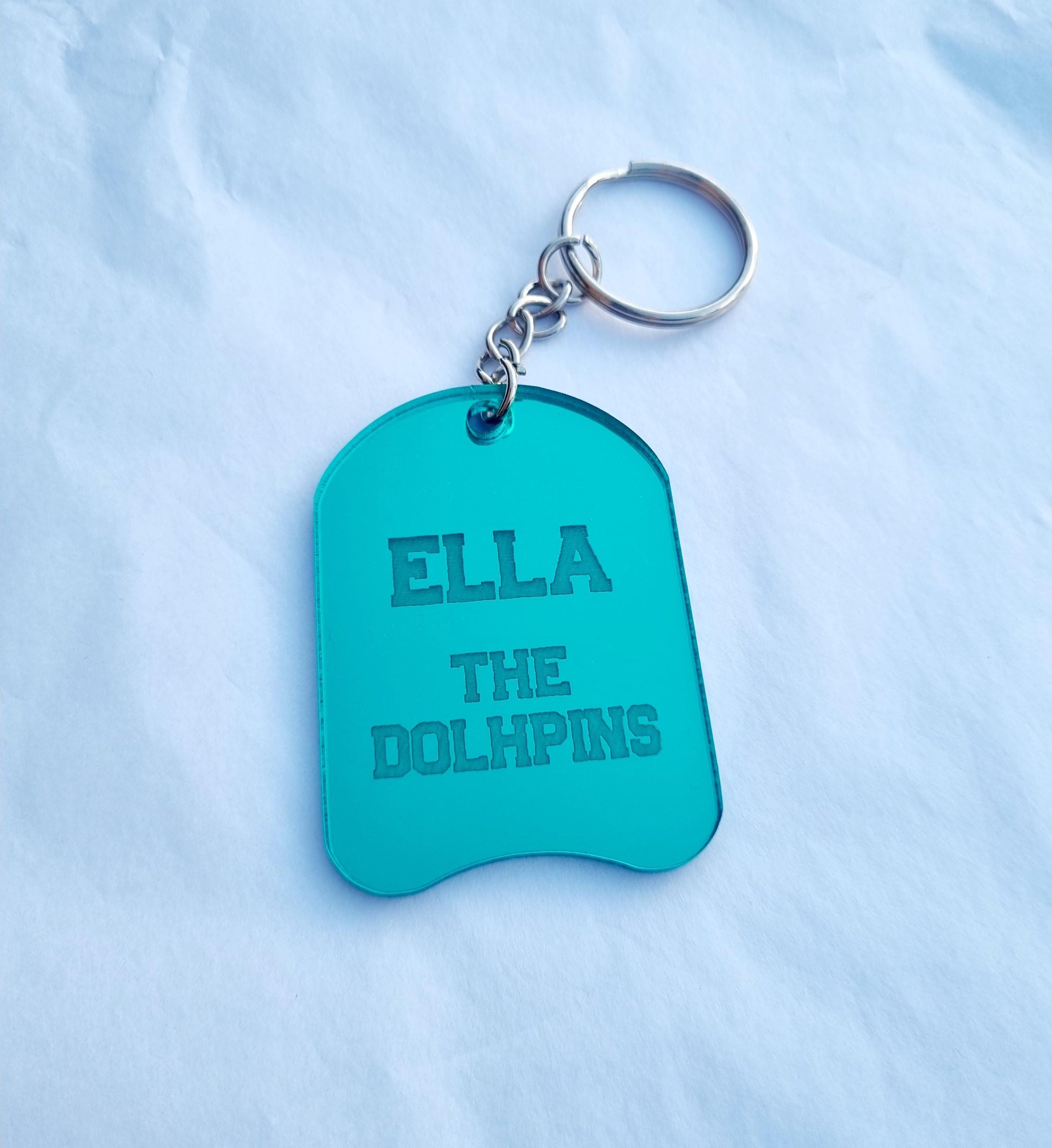 Personalised Swimming Kickboard Keyring, Keychain, Swimming Gift, Swim Team Gift