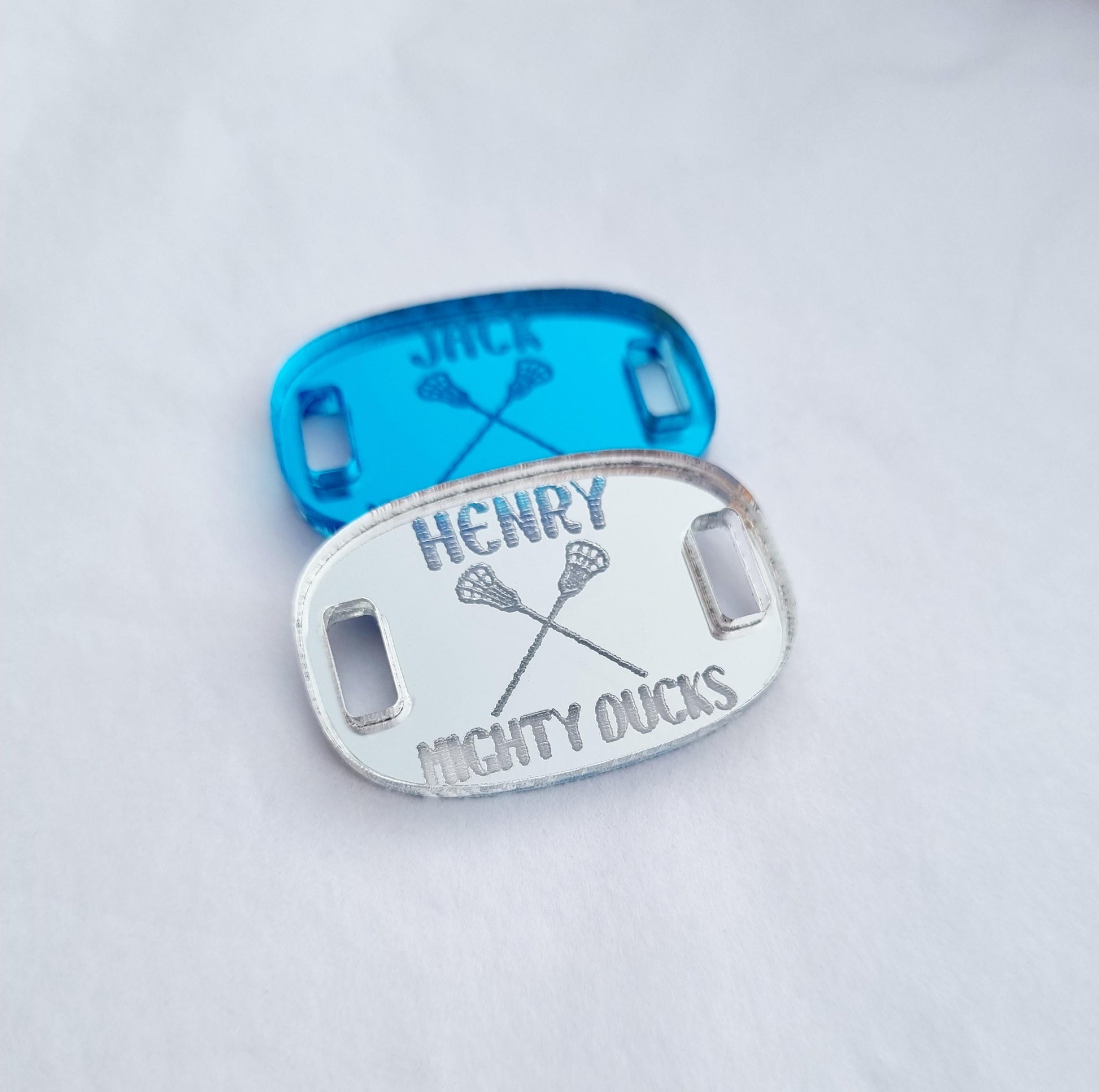 Personalised Lacrosse Shoe Charm, Custom Lacrosse Gift, Lacrosse Team & Lacrosse Coach Gift, Lacrosse Player Accessories
