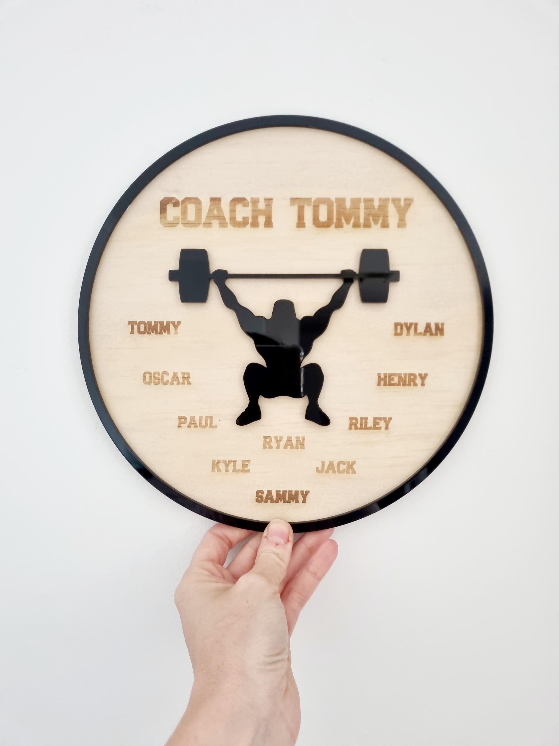 Weight Lifting Coach Gift, Weight Lifter Gift, Weight Lifting Team Gift