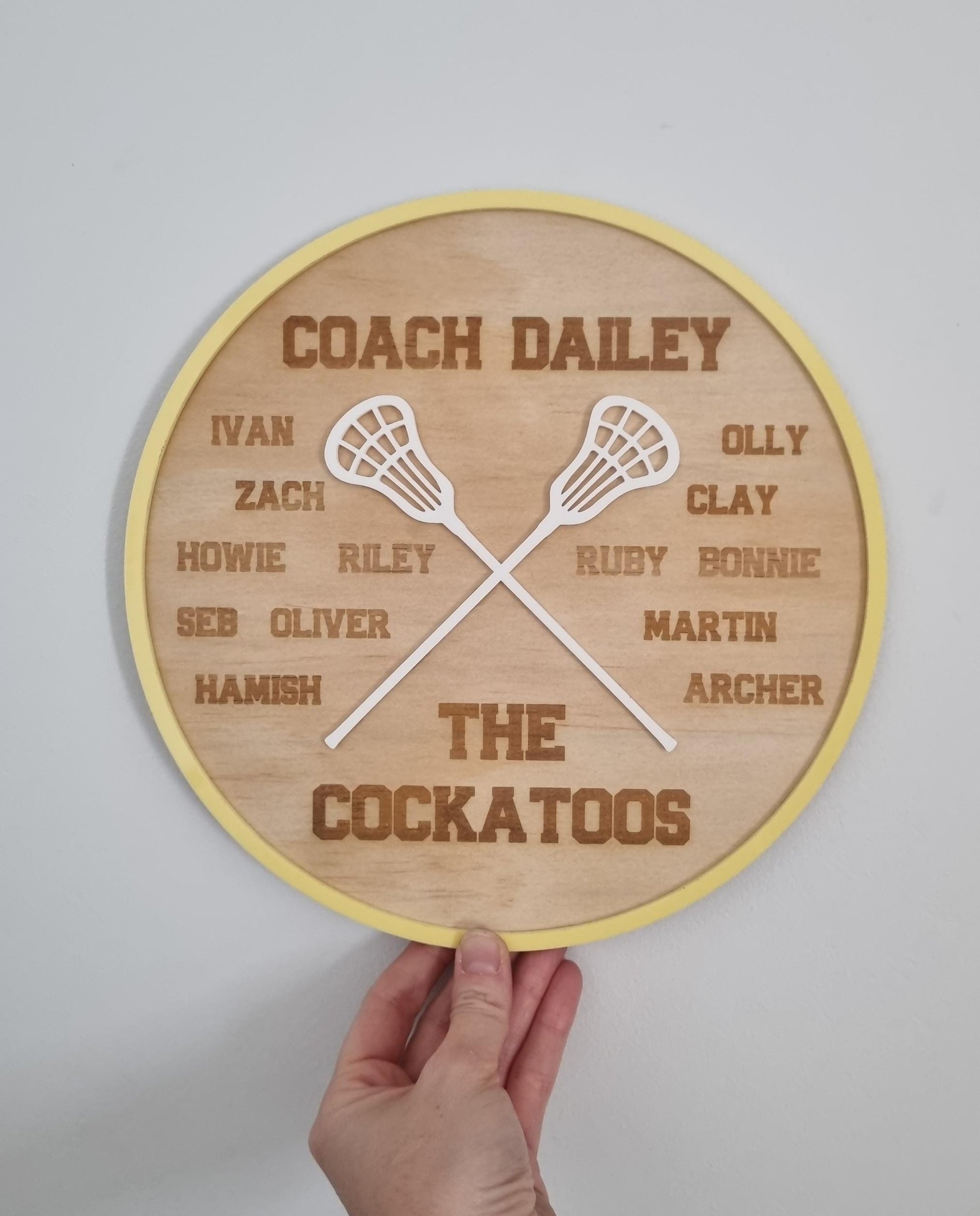 Lacrosse Coach Gift, Engraved Team Gift, Lacrosse Appreciation Present