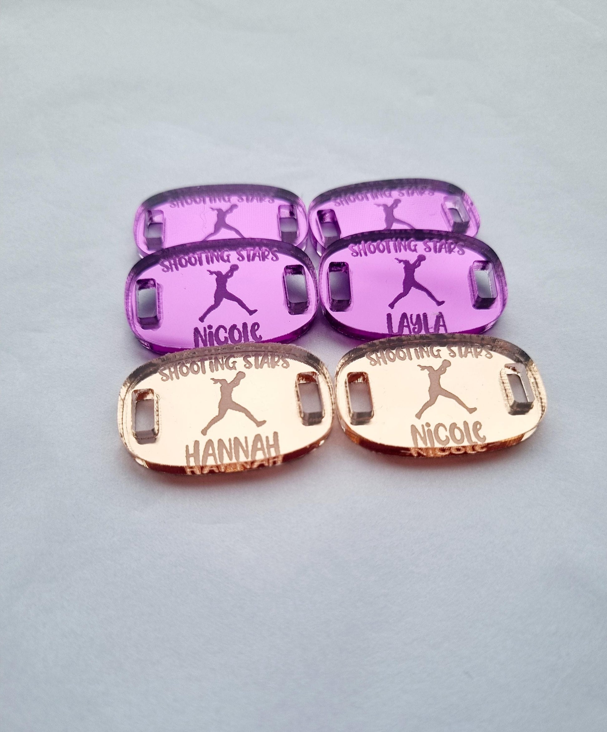 Personalised Netball Shoe Charm, Custom Netball Gift, Netball Team & Coach Gift