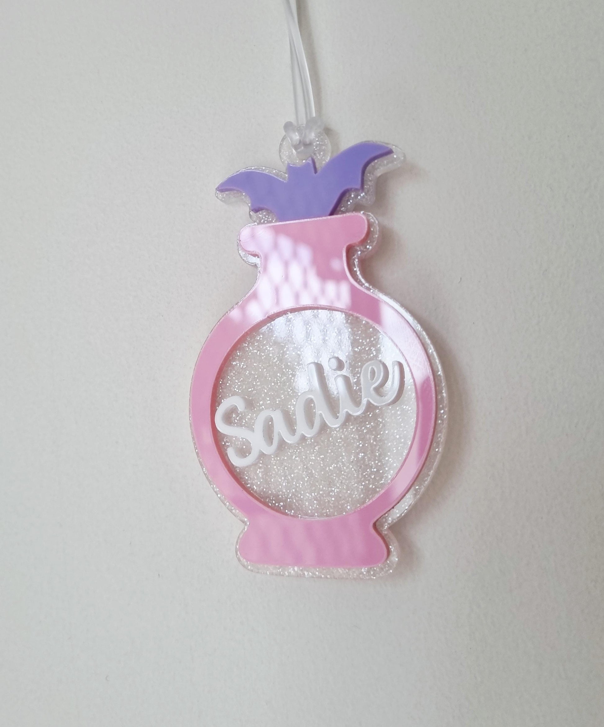 Personalised Halloween Potion Bottle Tag – Basket or Gift Tag for Kids